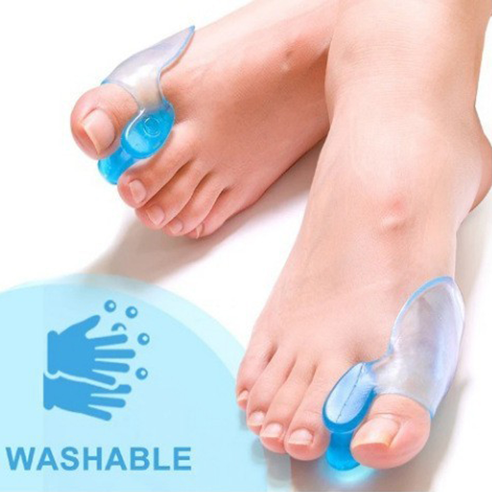 Large Foot Bone Separation Toe Splitter, Silicone Toe Sleeve Manicure Tool