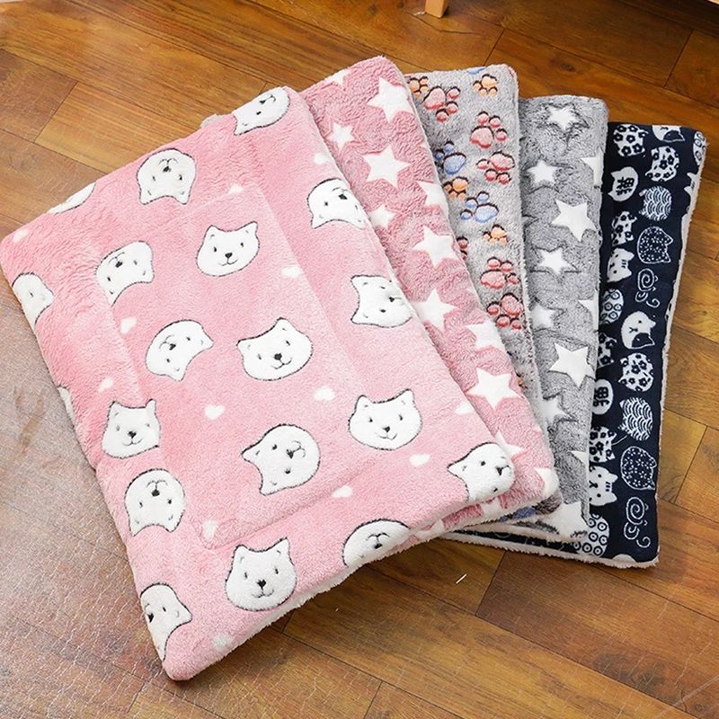 Soft Flannel Pet Sleeping Mat