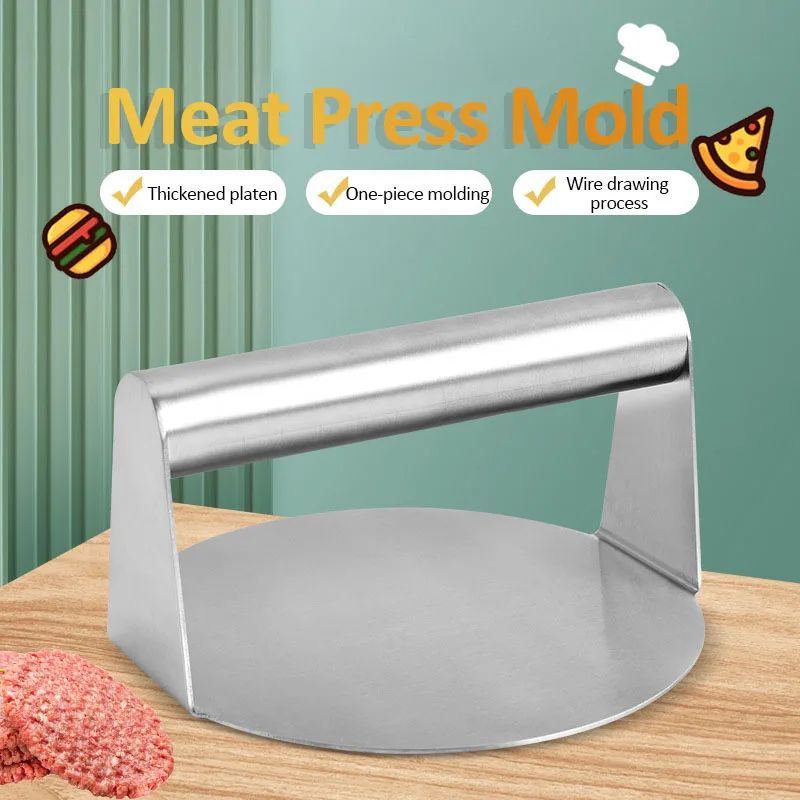 Stainless Steel Burger Press And Patty Maker