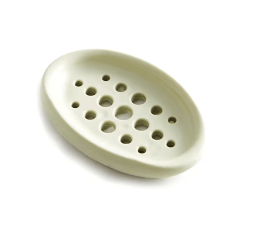 Flexible Hollow Soap Holder Soap Saver Draining Dish for Bathroom and Kitchen