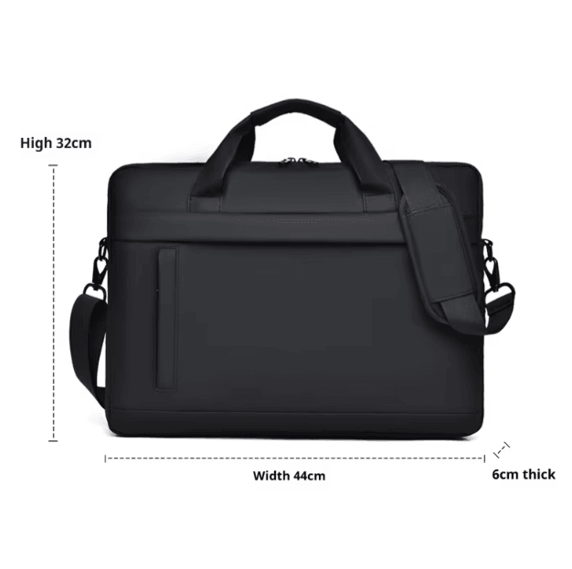 Business Laptop Tote Briefcase Bag with Adjustable Shoulder Strap for Work and Daily Commuting
