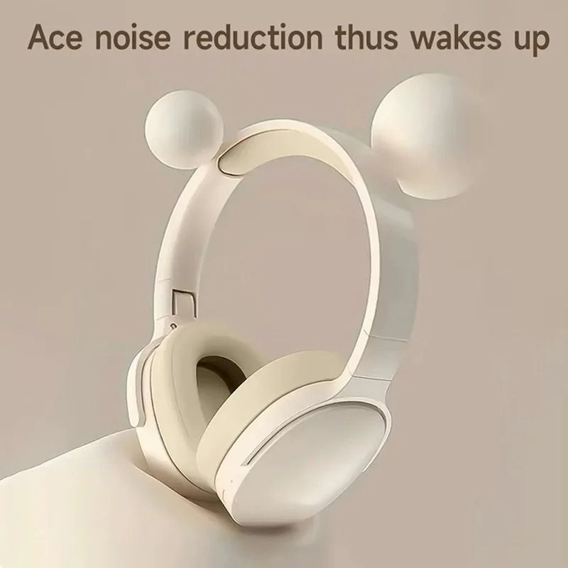 Wireless Bluetooth 5.3 Headphones with Stereo Sound and Microphone