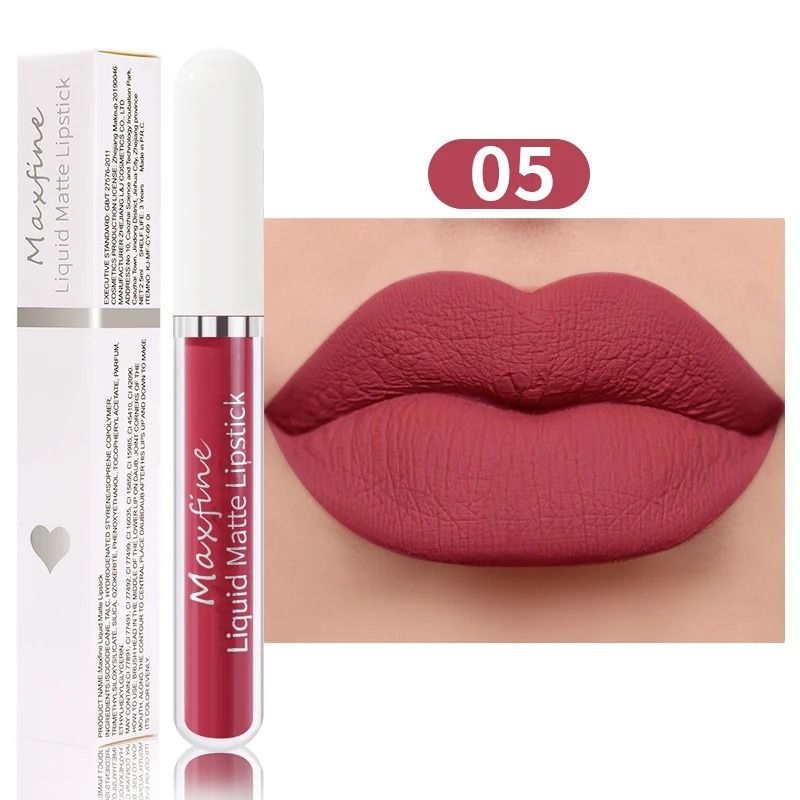 Matte Velvet Waterproof Lip Glaze