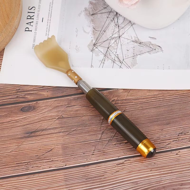 Extendable Magnetic Ball Telescopic Back Scratcher with Stainless Steel Handle