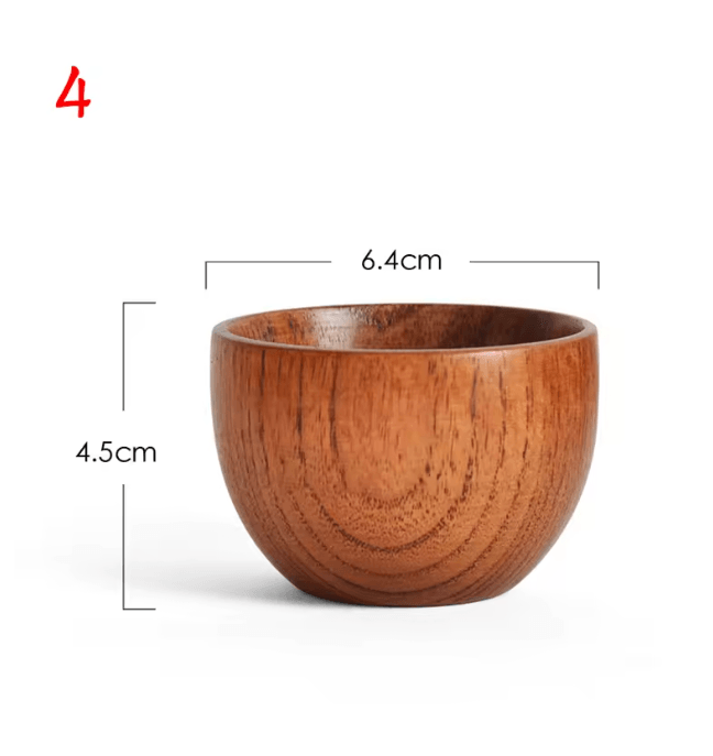 Handmade Wooden Beer Cup Natural Spruce Wood Big Belly Drink Mug
