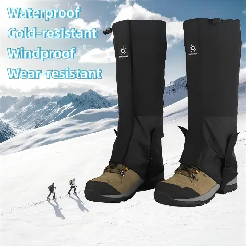 Waterproof Leg Covers, Reusable Pants Protection for Hiking, Skiing, Cycling, Climbing, and Wet Conditions