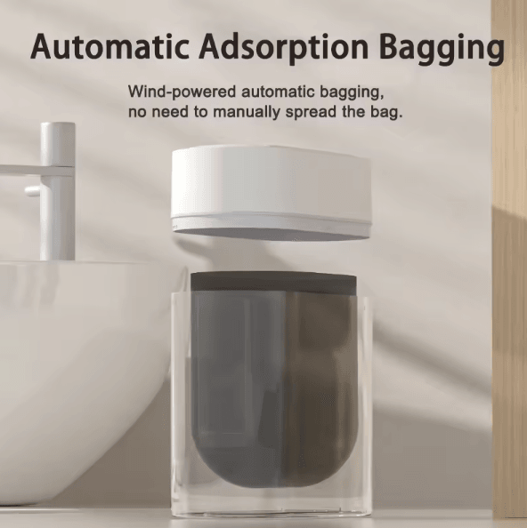 SmartSeal 9L Sensor Trash Can with Automatic Bagging & Dual Opening