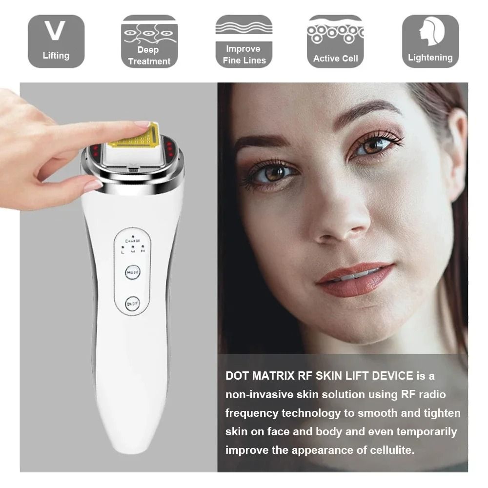 RF Radio Frequency Face Lifting Device Skin Tightening Beauty Massager