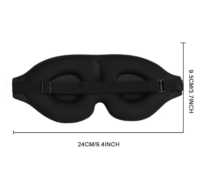 NightEase 3D Adjustable Light Blocking Sleep Mask
