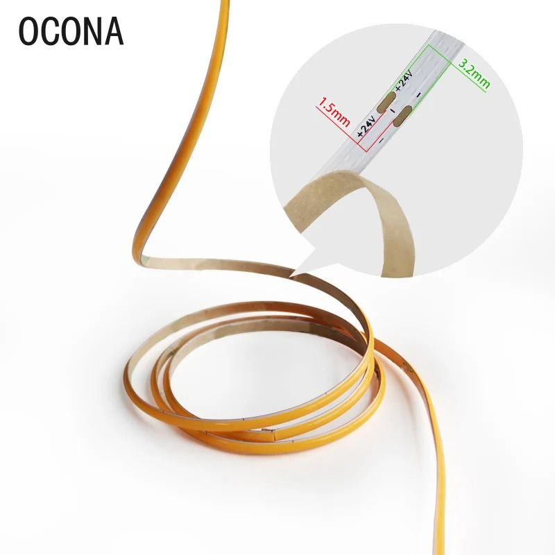 OCONA Super Thin 4 mm Multi-Color COB LED Strip Light