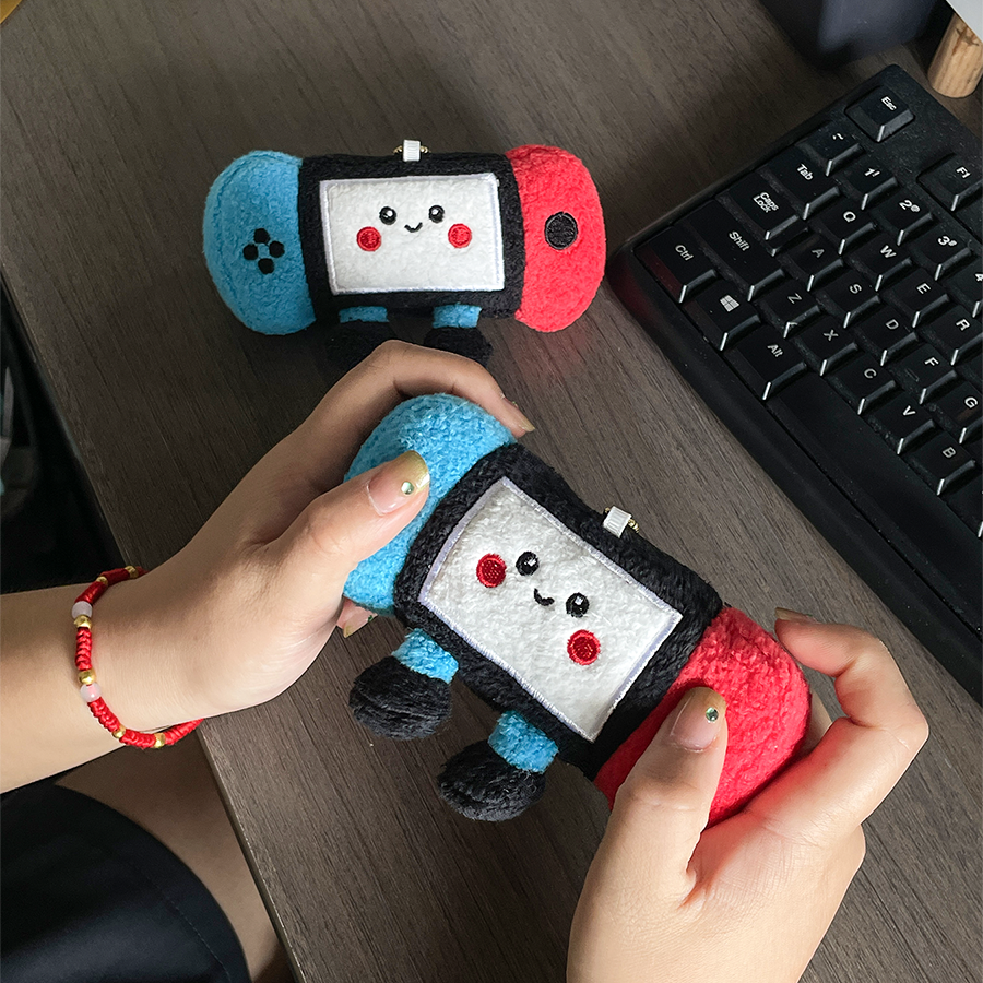 Creative Game Console Peripherals, Plush Charms, Microwave Soft Stuffed Dolls, Cute Water Dispenser Dolls, Key Chain