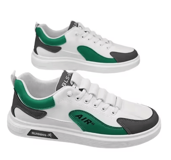 UrbanFlex 2025 Mens Leather Casual Sneakers Low Top Walking Shoes