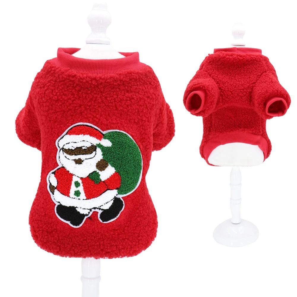 Cute Christmas Pet Outfit Winter Coat for Small and Medium Dogs