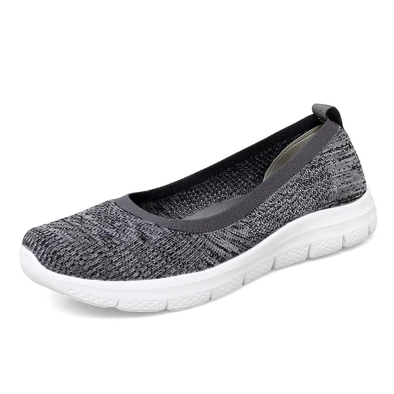 Womens Knit Sock Sneakers Breathable Slip On Casual Footwear