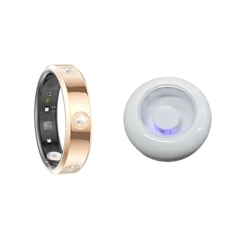 SlimSense HR01 Smart Health Ring – Ultra-Thin Waterproof Heart Rate & Stress Tracker