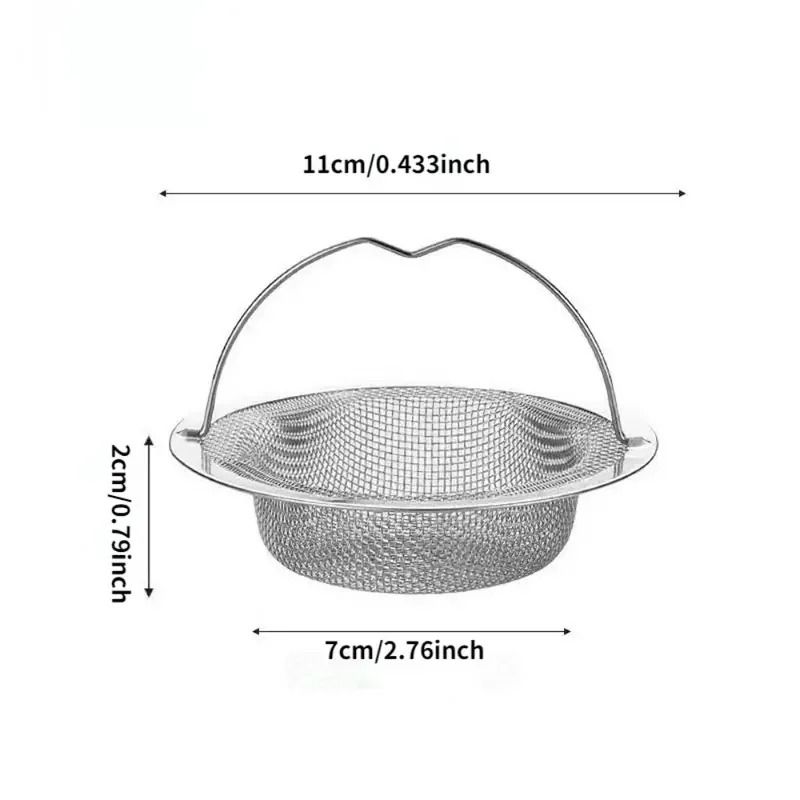 Universal Stainless Steel Sink Filter – Professional Food & Hair Catcher