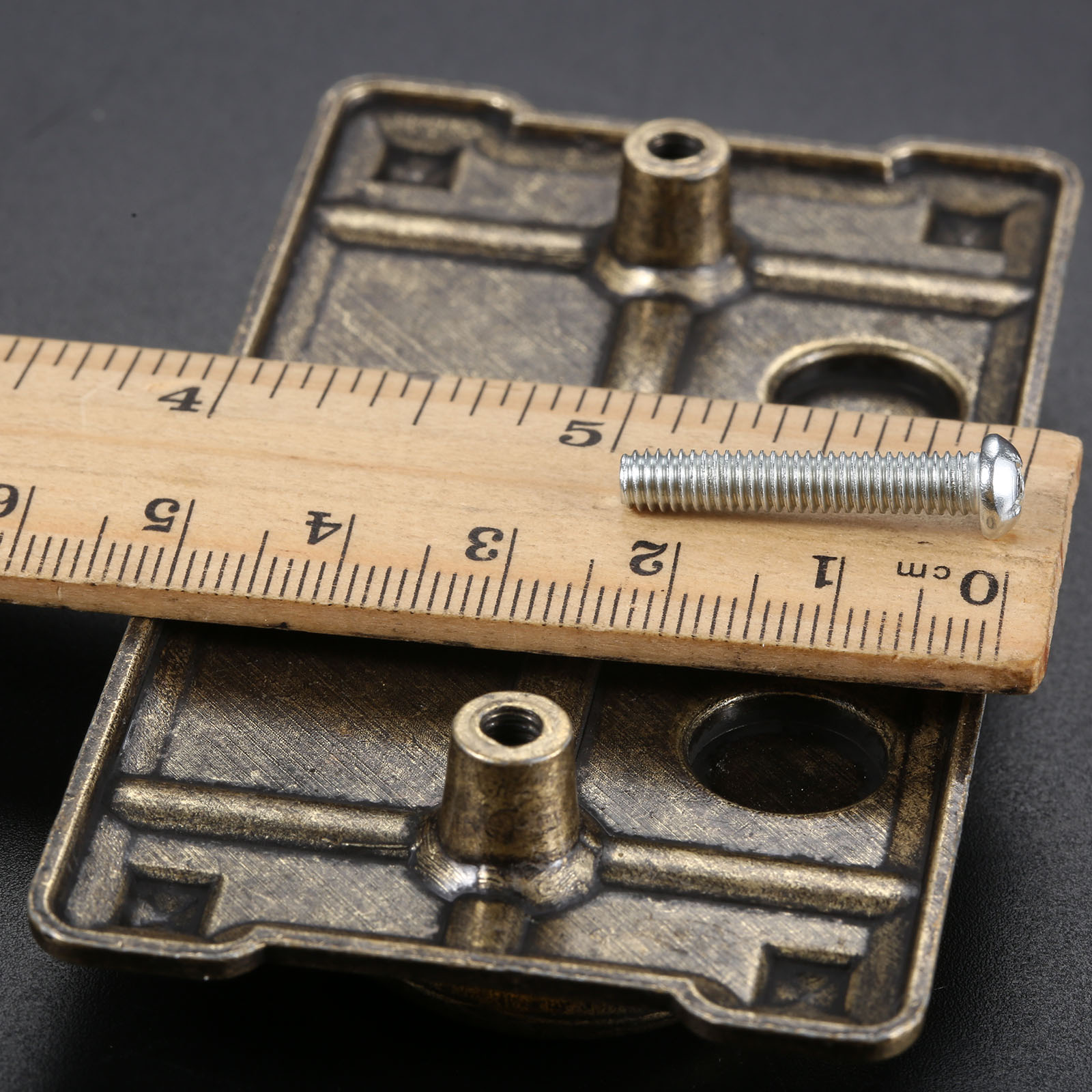 Antique Bronze Cabinet Ring Pull Vintage Drawer Handle for Kitchen Furniture