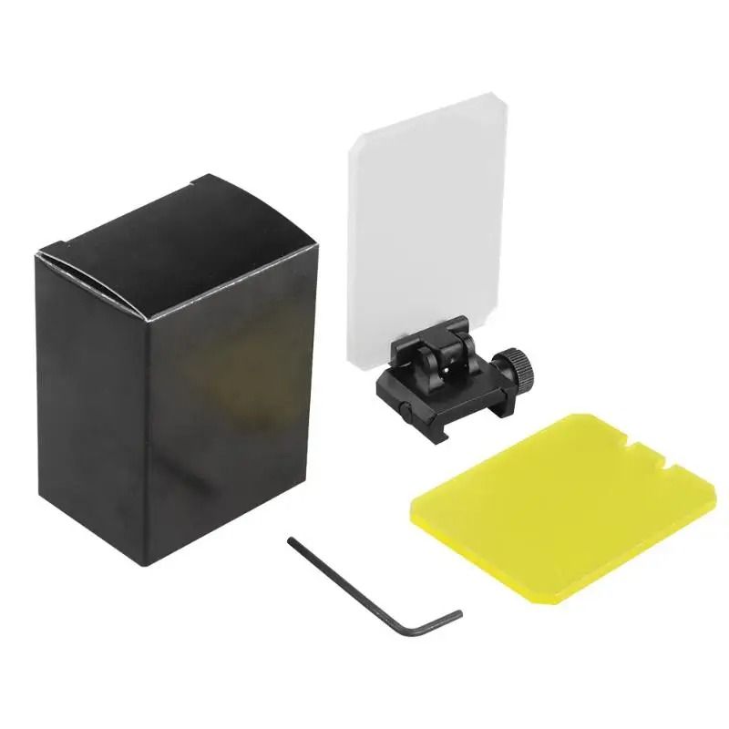 Foldable Scope Lens Protector Sight Screen with 20mm Rail Mount