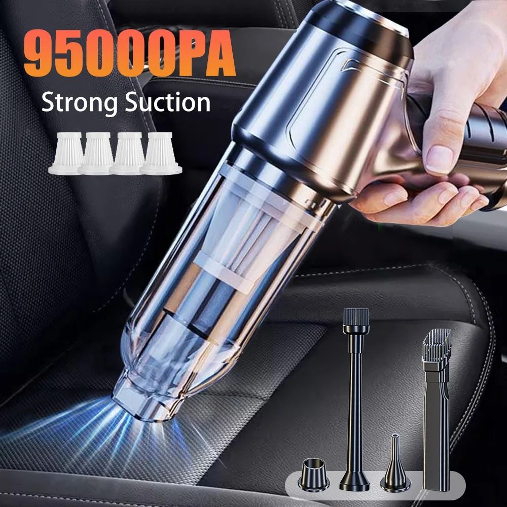 Wireless Car Vacuum Cleaner Portable Handheld 2 in 1 Vacuum and Blower