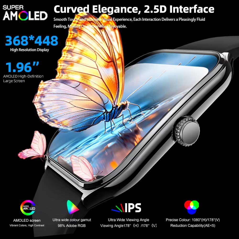 Ultra Thin Smart Watch 1.96