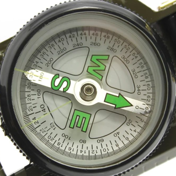 High Precision Lensatic Compass Military Folding Camping Compass