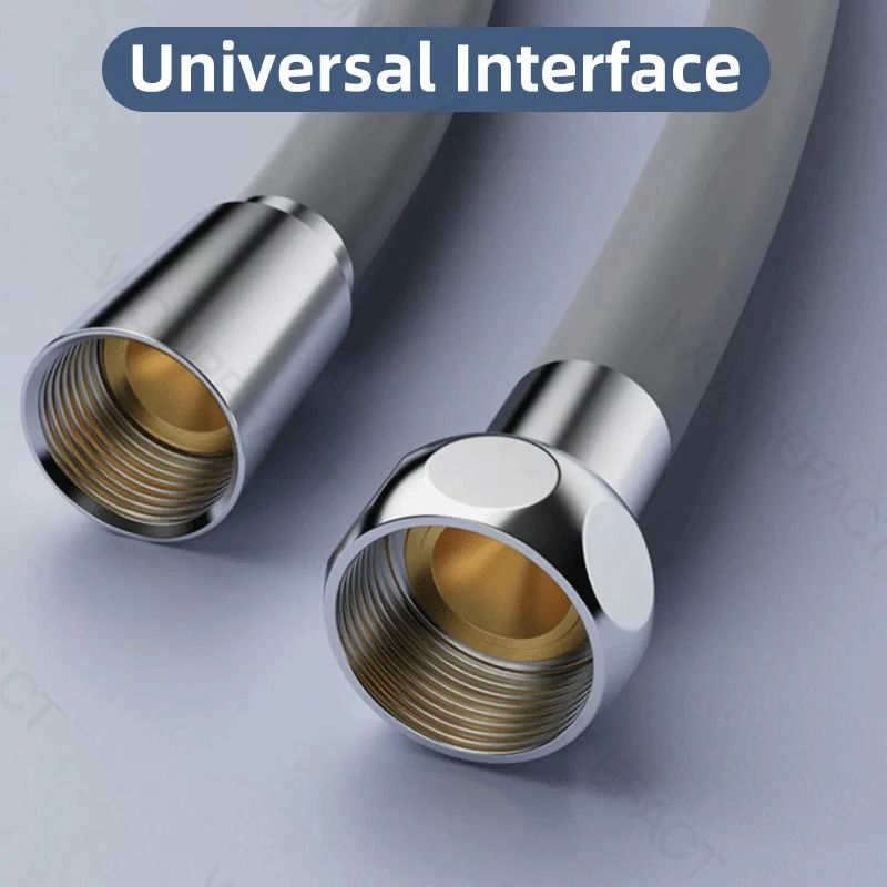 Silicone Shower Head Hose Bendable Anti Winding Explosion Proof Flexible Water Hose for Bathroom Use