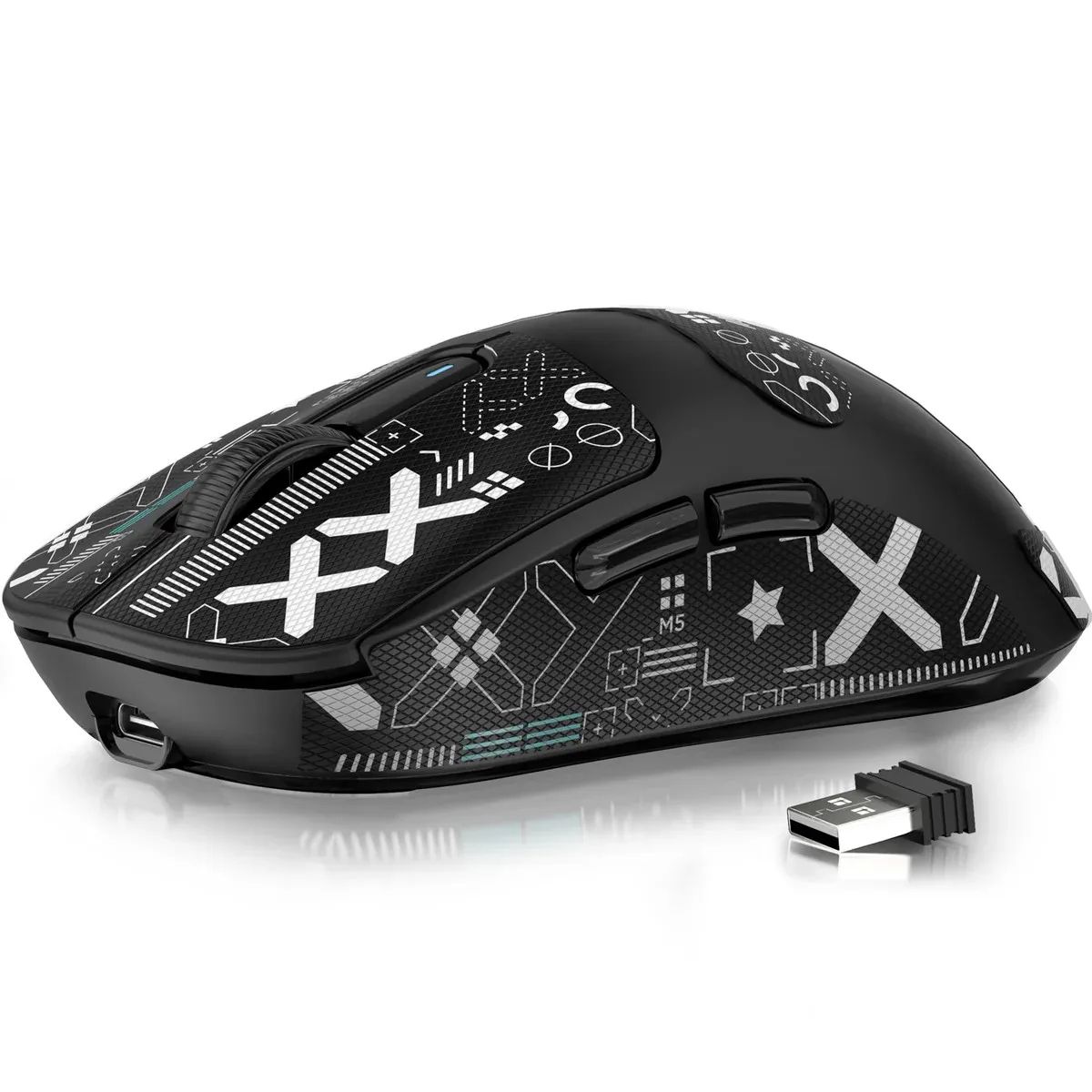 Attack Shark RGB Wireless Gaming Mouse – Tri-Mode Bluetooth Lightweight FPS Mouse