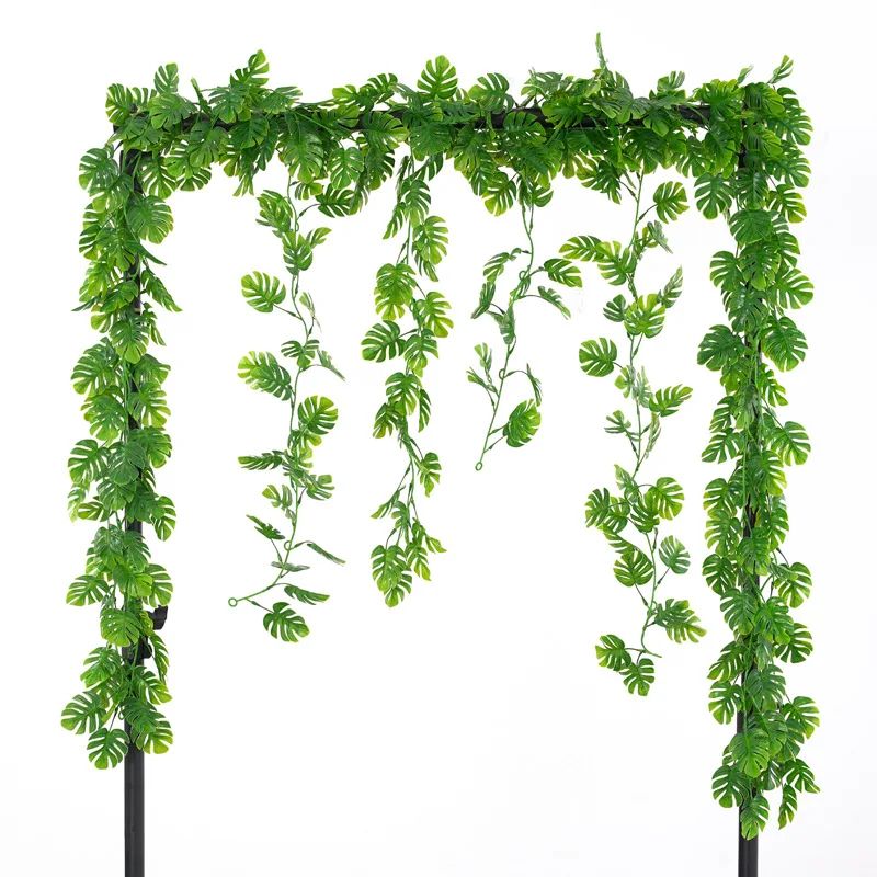 180cm Artificial Monstera Vine Hanging Plant for Home and Wedding Decor