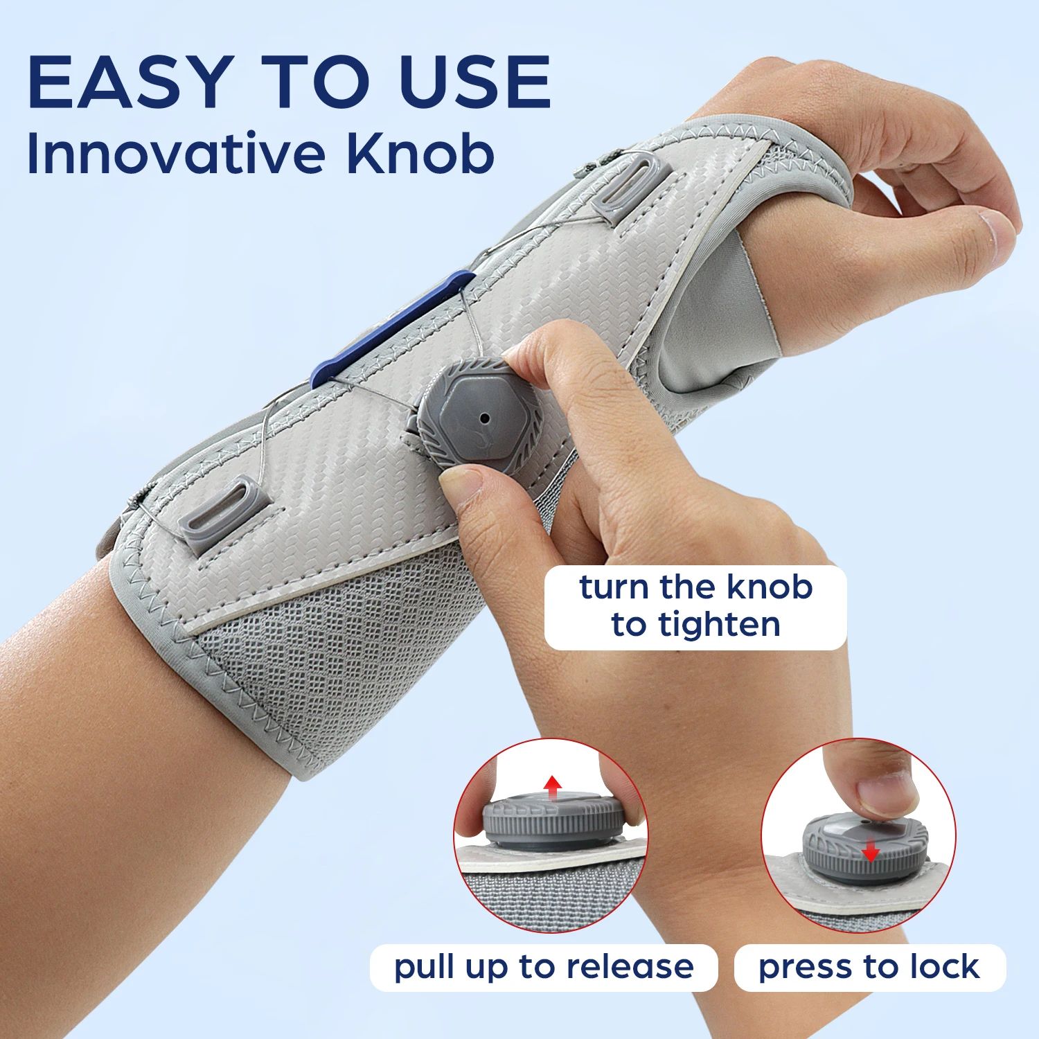 Adjustable Carpal Tunnel Wrist Brace Support with Splint & Compression Sleeves for Arthritis, Tendonitis & Sprain Relief