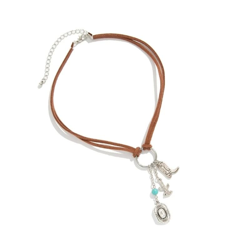 Rhinestone Cowboy Necklace Accessory