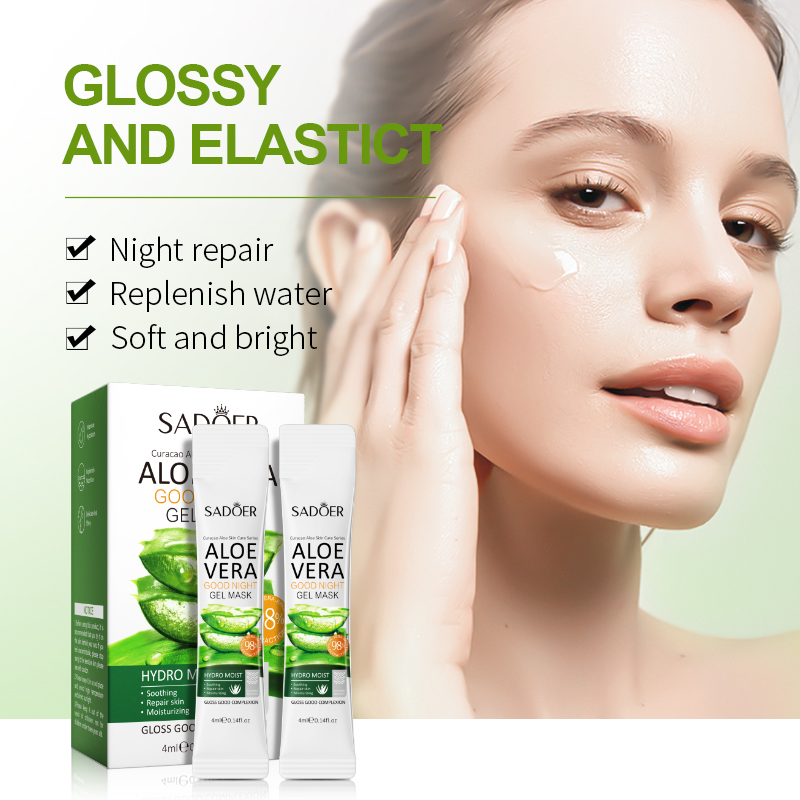 Aloe Vera Sleeping Facial Masks, Moisturizing, Anti Wrinkles, Hydrating, Anti Aging, No Wash Face Mask, Facial Skin Care