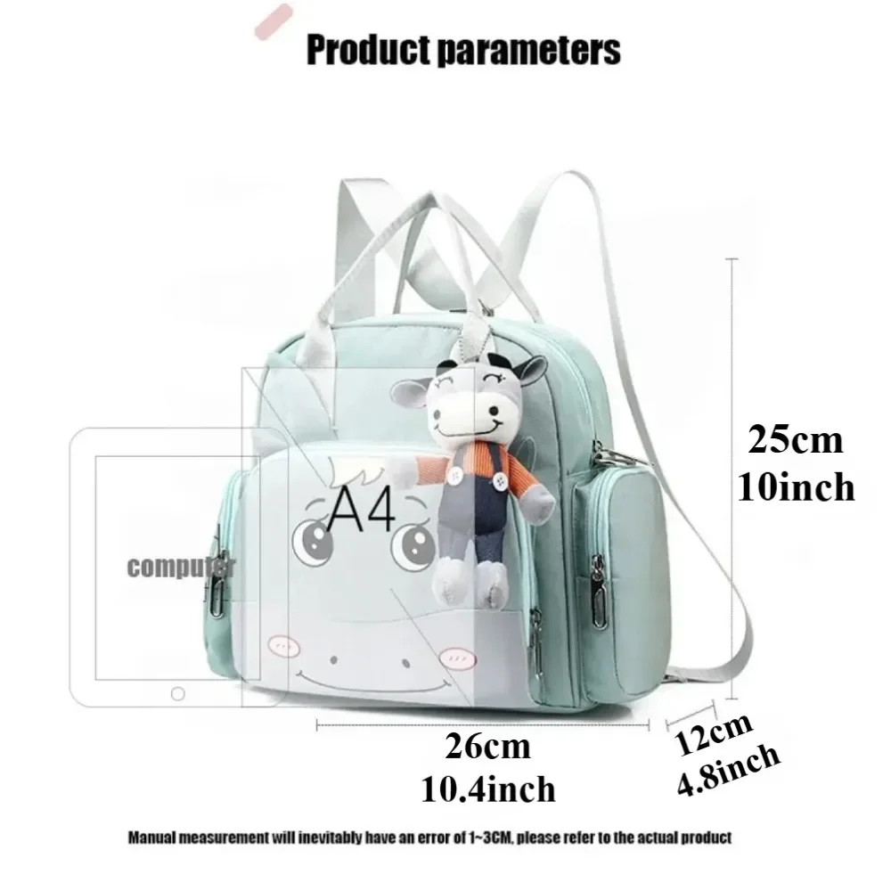 Waterproof Baby Diaper Bag, Mommy Hospital Tote, Multi-Pocket Shoulder Handbag
