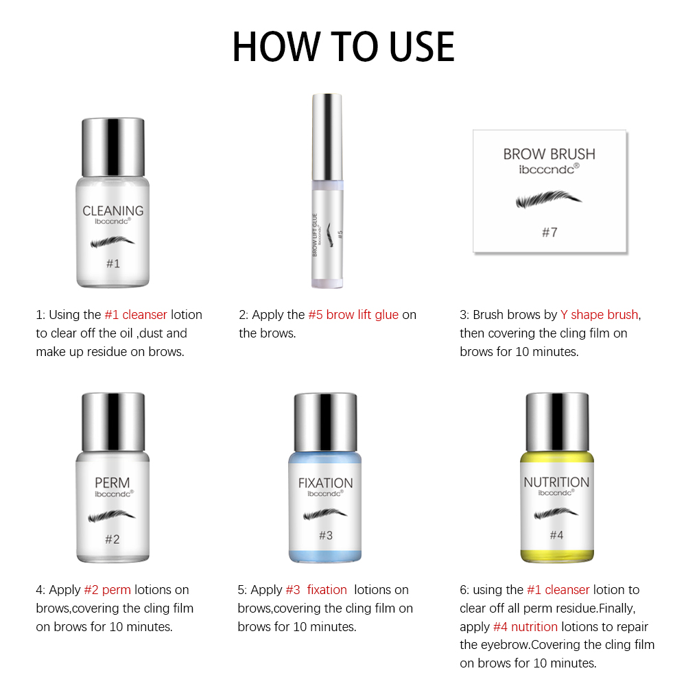 Brow Lamination Semi Permanent Kit, Brow Lash Lift Kit, Brow Lift Extension Kit, Perming Lashes Eyelash Lifting Makeup