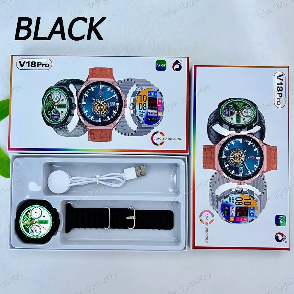 Smart Fitness Watch with AMOLED Display