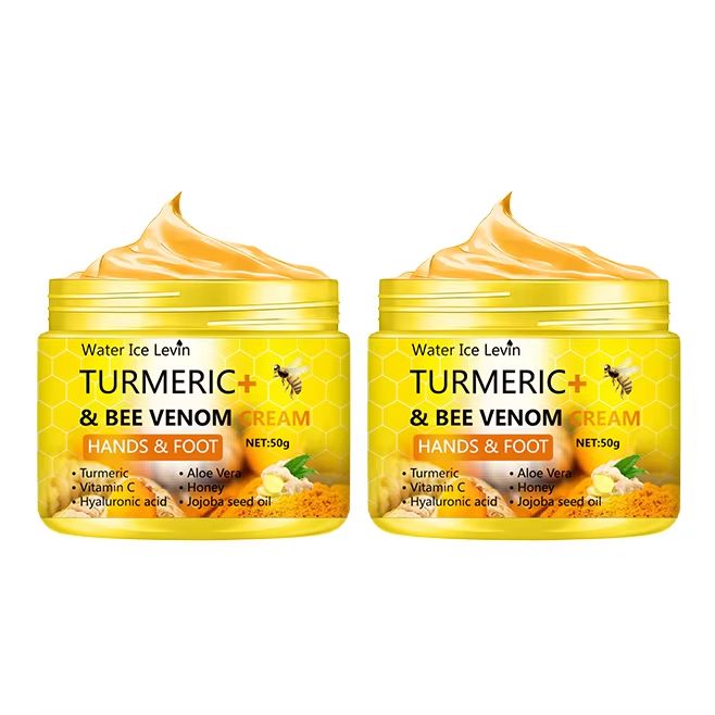 Turmeric & Bee Venom Anti-Drying Crack Foot & Hand Repair Cream – Deep Moisture & Skin Renewal