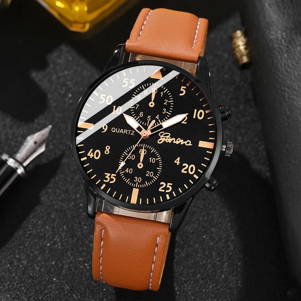 Modern Mens Watch And Bracelet Set