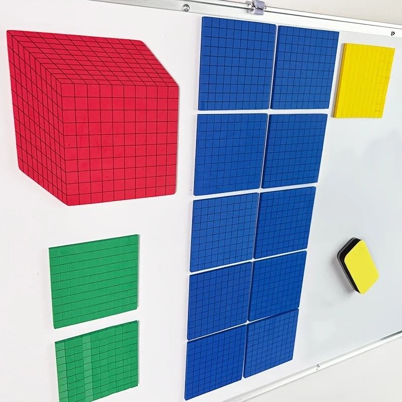 131PCS EVA Foam Magnetic Decimal Teaching Aid Set Bit Value Math Education Tool