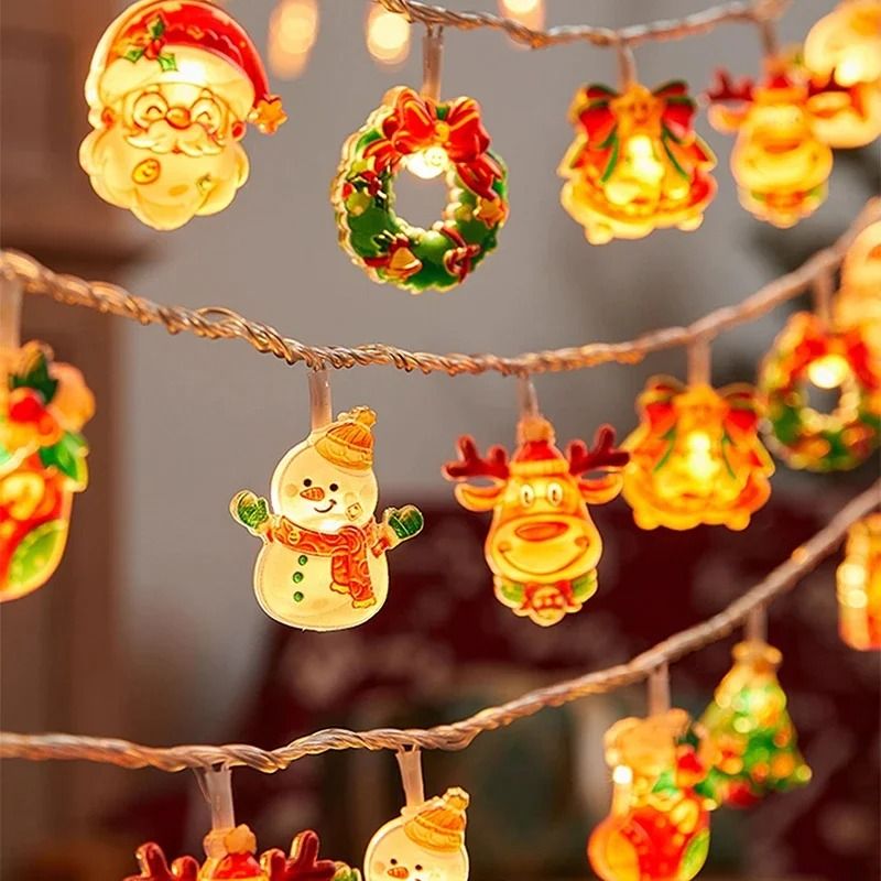 Acrylic LED Festive Curtain String Lights