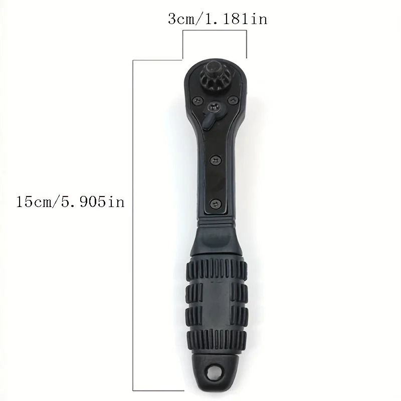 2-in-1 Dual-Head Ratchet Drill Chuck Key