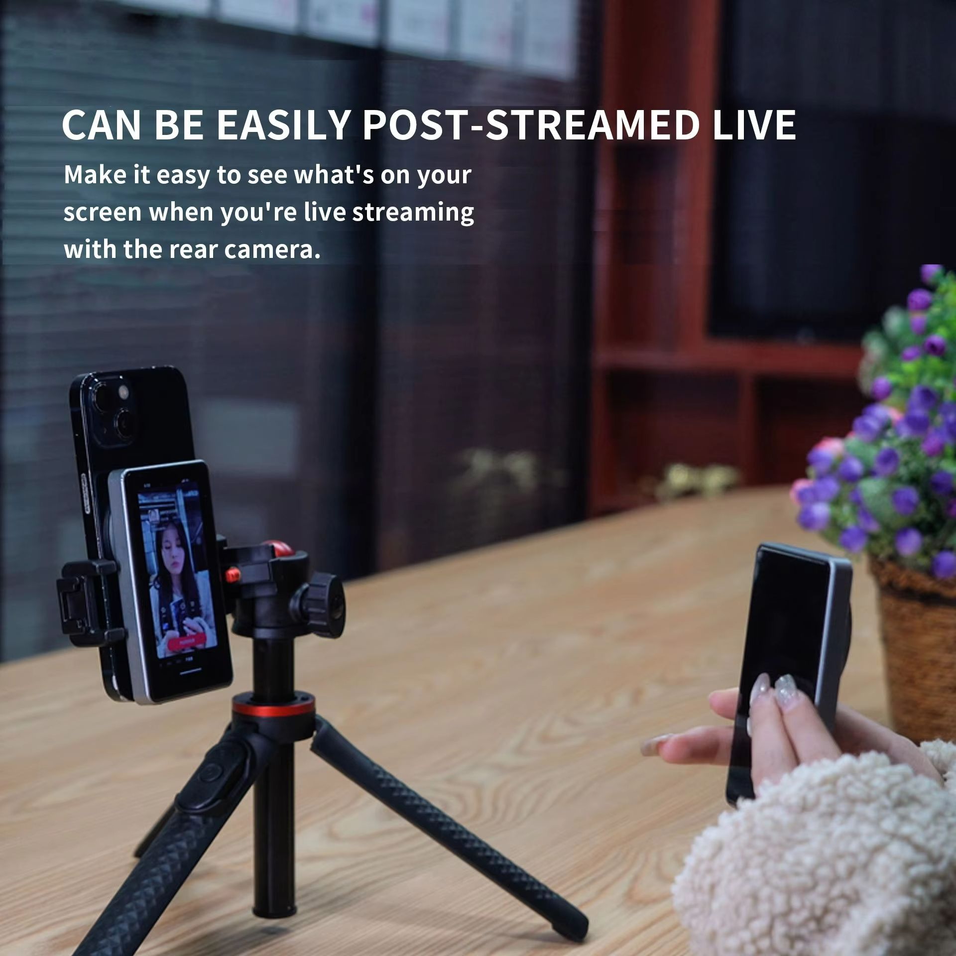 ProView Rear Camera Monitor – Magnetic Phone Vlog Live-Streaming Monitor Screen