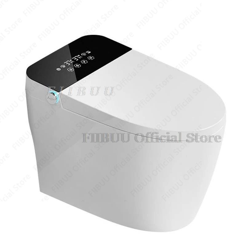 Smart Elongated Toilet with Built-In Bidet and Heated Seat
