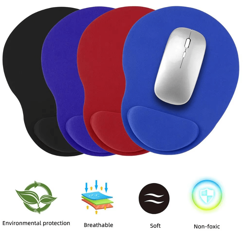 Ergonomic Mouse Pad with Wrist Support – Non-Slip Comfortable EVA Wrist Rest for PC & Laptop