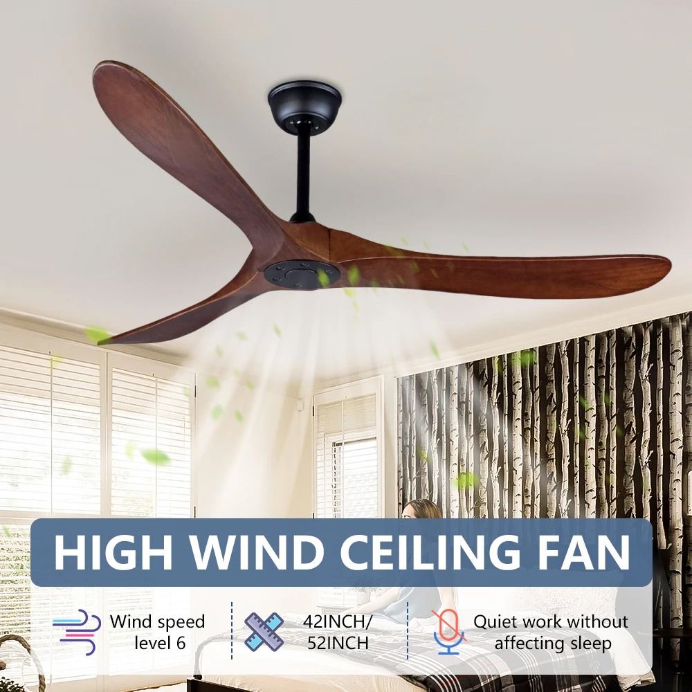 Industrial-Retro Variable Frequency Ceiling Fan