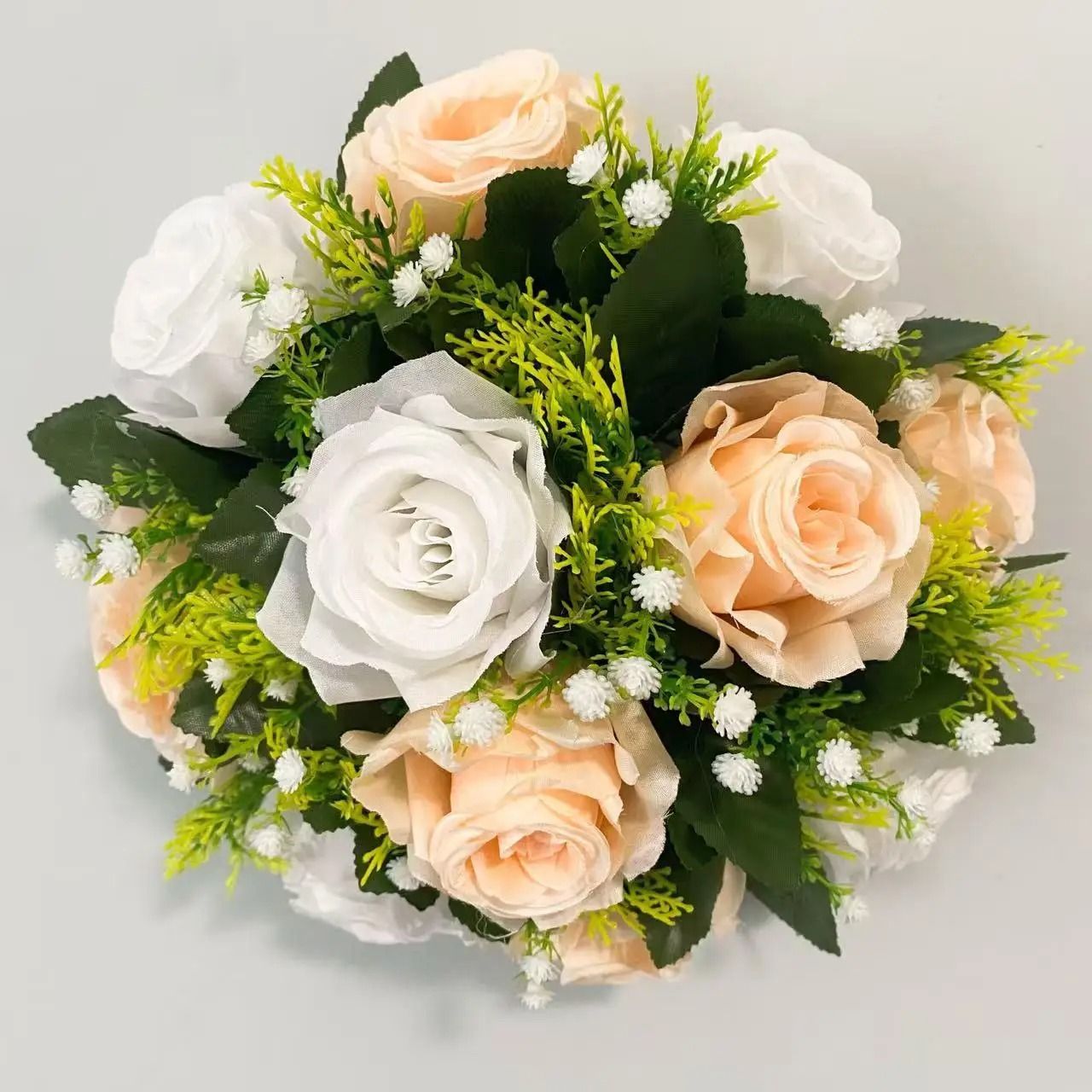 Grand Silk Rose Sphere Arrangement