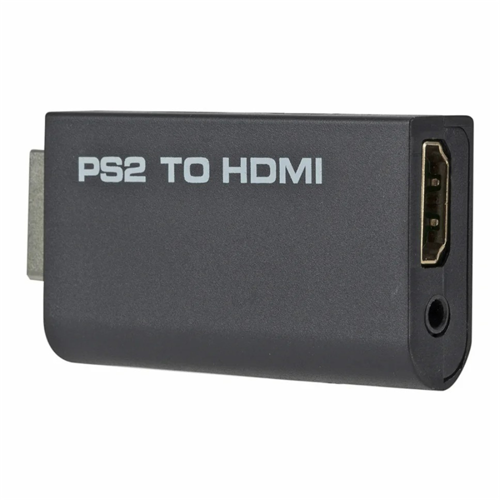 HD PS2 to HDMI-Compatible Converter Adapter with Audio Output for All Display Modes