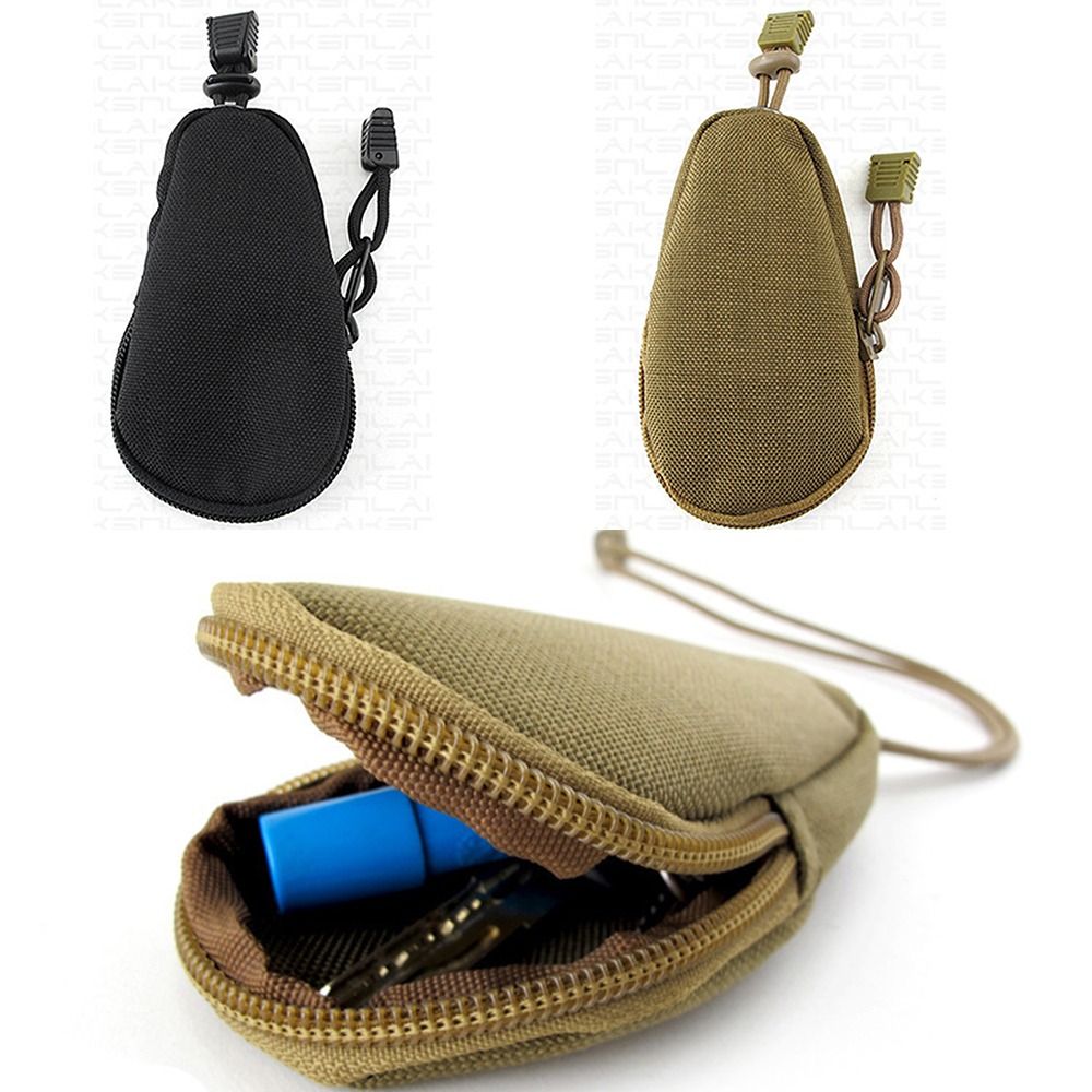 Durable Oxford Cloth Mini Key Holder, Portable Multipurpose Men Coin Purses, Easy to Use Key Organizer Outdoor