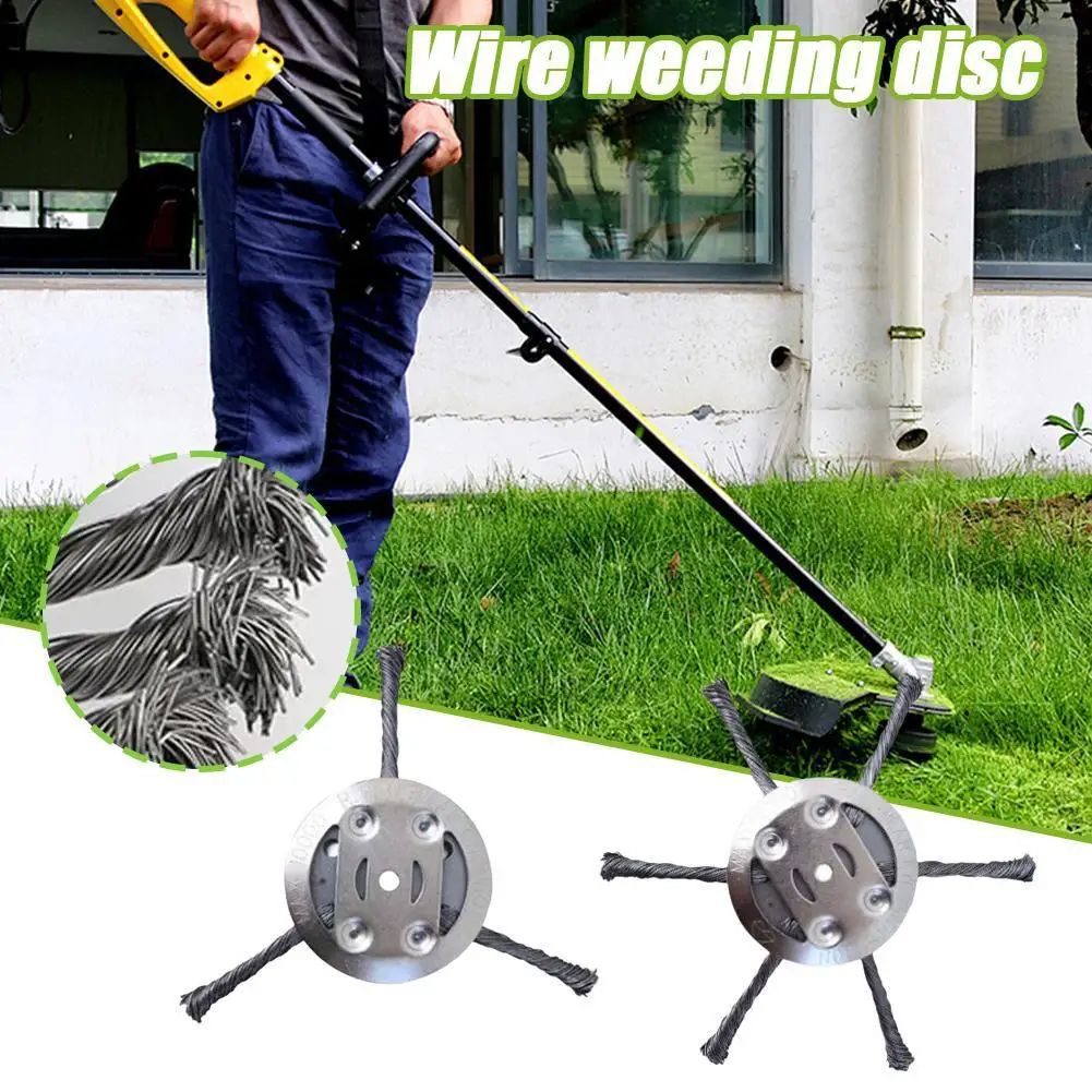 Steel Wire Wheel Weed Brush Trimmer Head