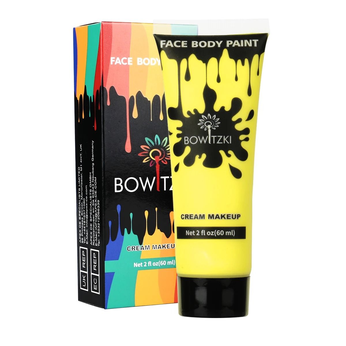 Face & Body Cream Paint – 60ml High-Capacity Special Effects Makeup