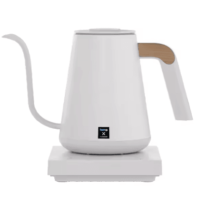 Electric Gooseneck Kettle 900ml Temperature Control Pour Over Coffee Pot