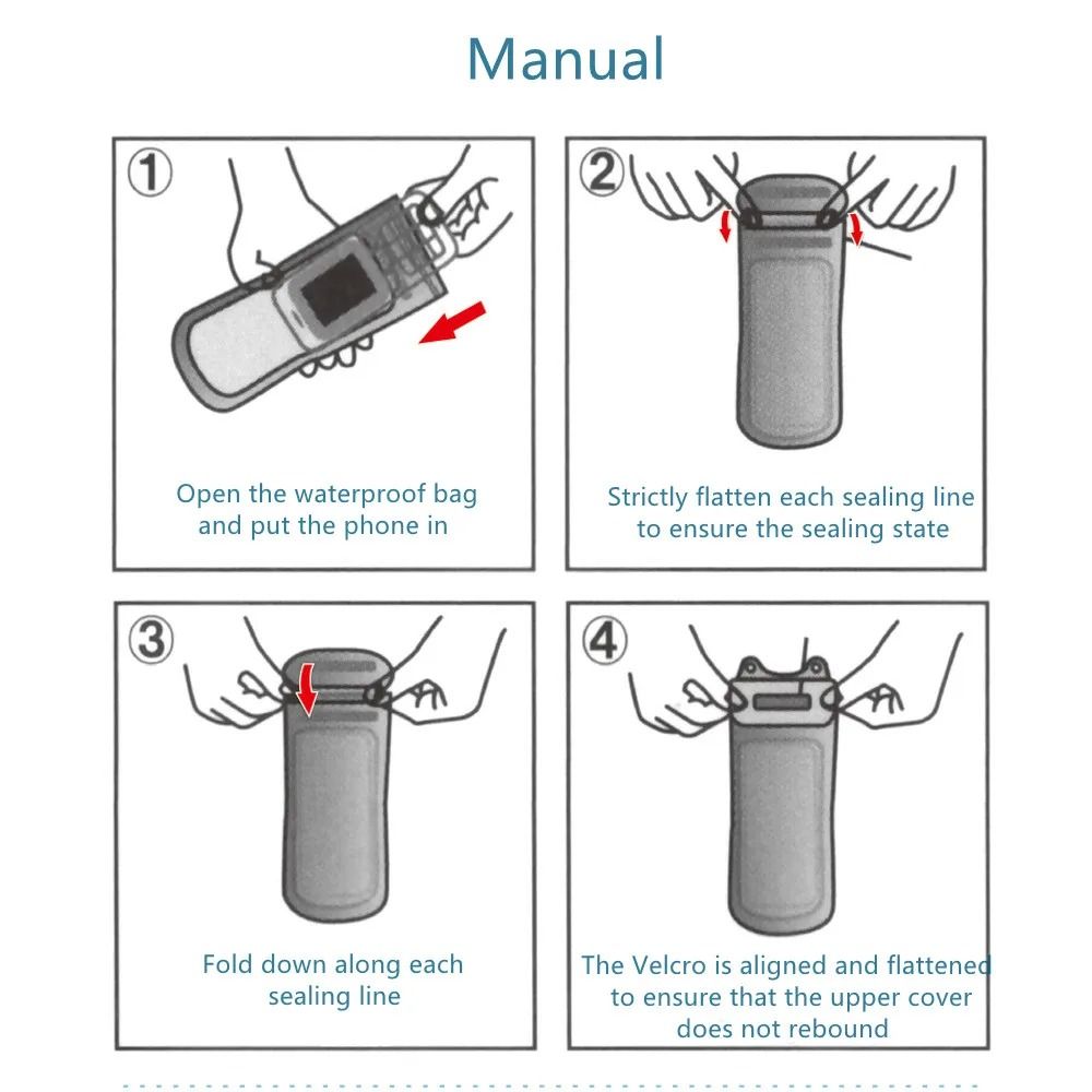 Universal Waterproof Swimming and Underwater Phone Pouch